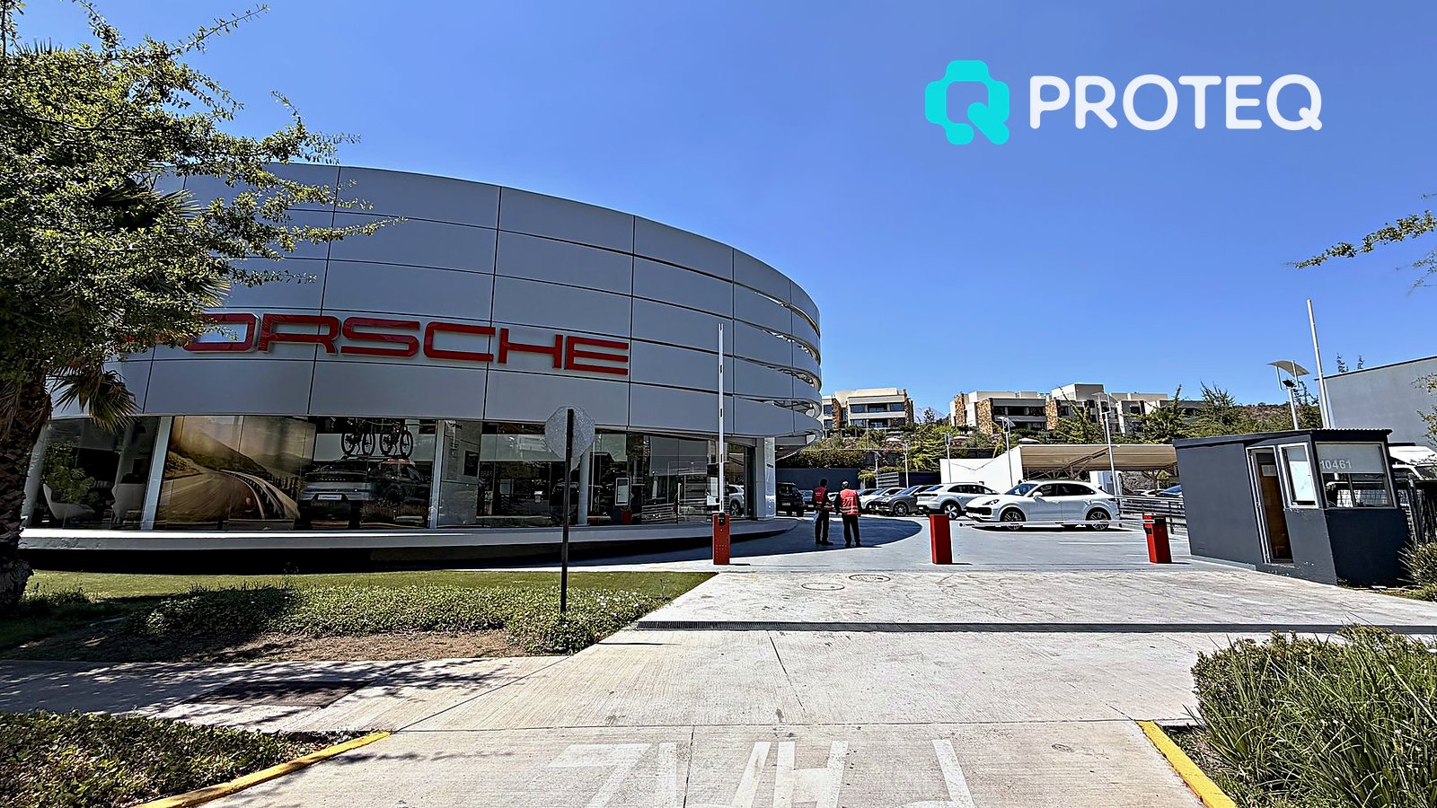 Porsche Center Santiago — obra de impermeabilización PROTEQ